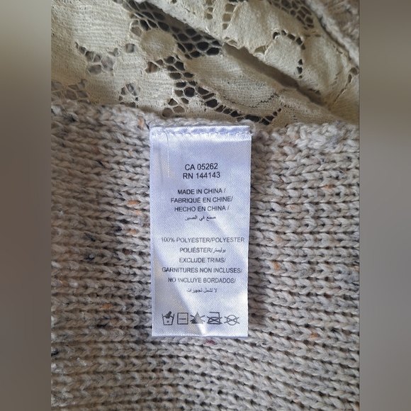 California moonrise size XS cable knit sweater - Picture 5 of 6